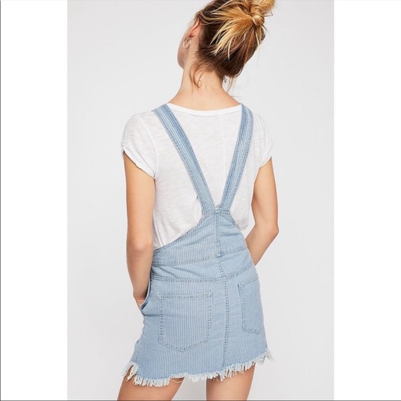 FP denim overall dress✨ - Picture 2 of 9